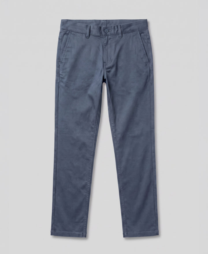 Flat Front Nylon Twill Chino-Pants-Bluefin-28-30-Original Penguin