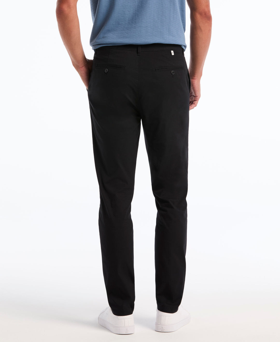 Flat Front Nylon Twill Chino-Pants-Original Penguin
