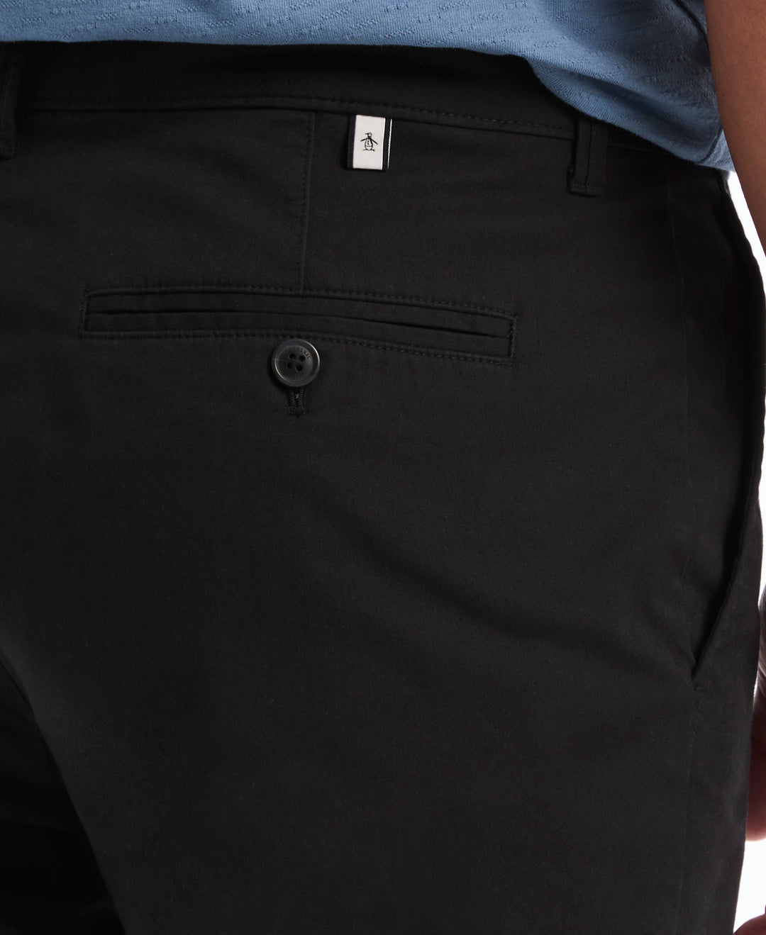 Flat Front Nylon Twill Chino-Pants-Original Penguin