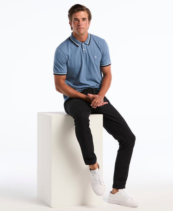 Flat Front Nylon Twill Chino-Pants-Original Penguin