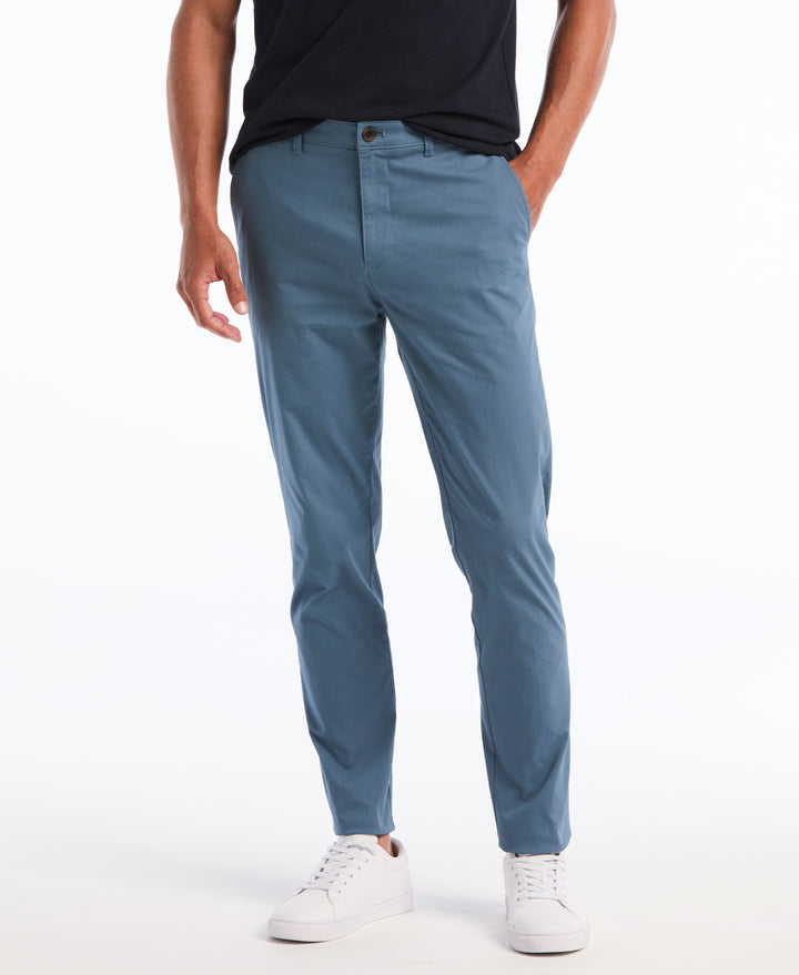 Flat Front Nylon Twill Chino-Pants-Original Penguin