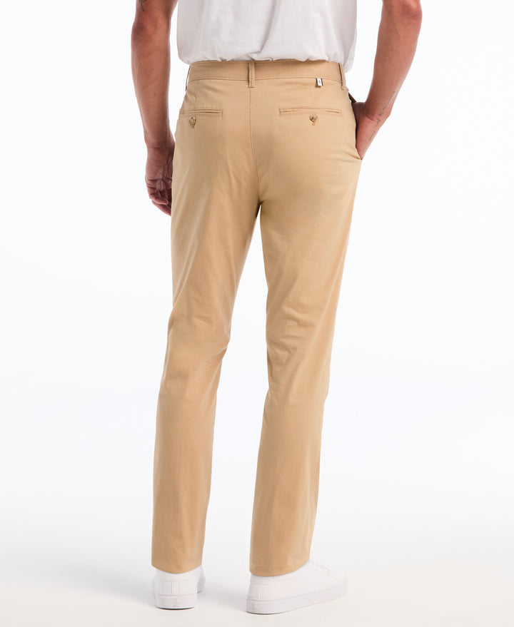 Flat Front Nylon Twill Chino-Pants-Original Penguin