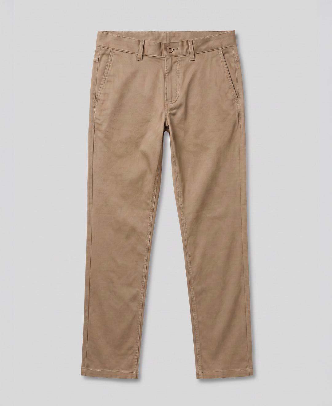 Flat Front Nylon Twill Chino-Pants-Travertine-28-30-Original Penguin