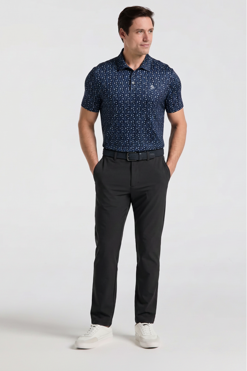 Flat Front Pete Performance Golf Pant-Golf Pants-Caviar-30-30-Original Penguin