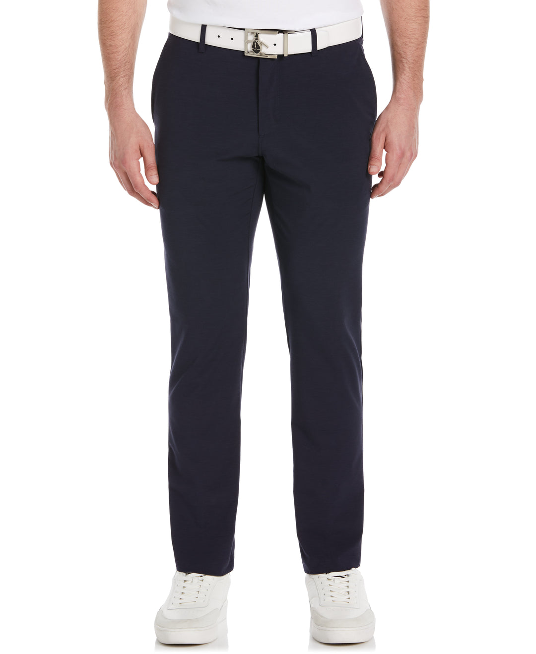 Flat Front Pete Performance Golf Trouser (Black Iris) 