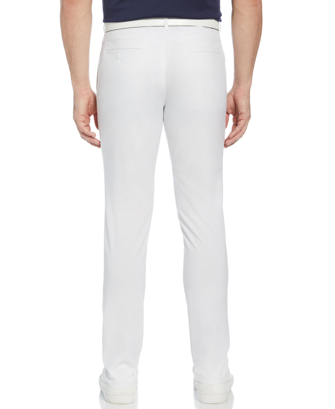 Flat Front Pete Performance Golf Trouser (Bright White) 
