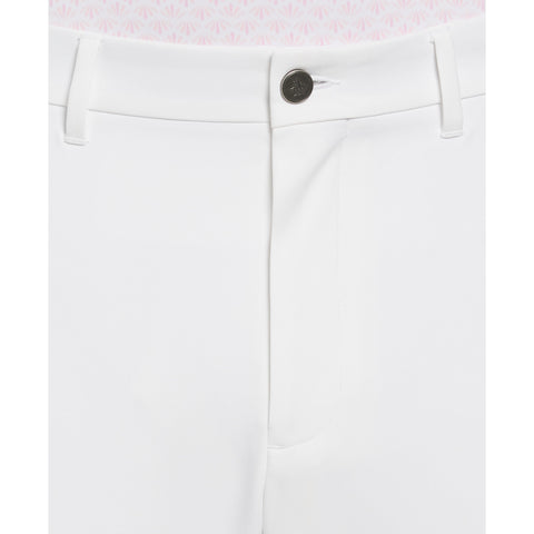 Flat Front Solid Golf Trousers (Bright White) 