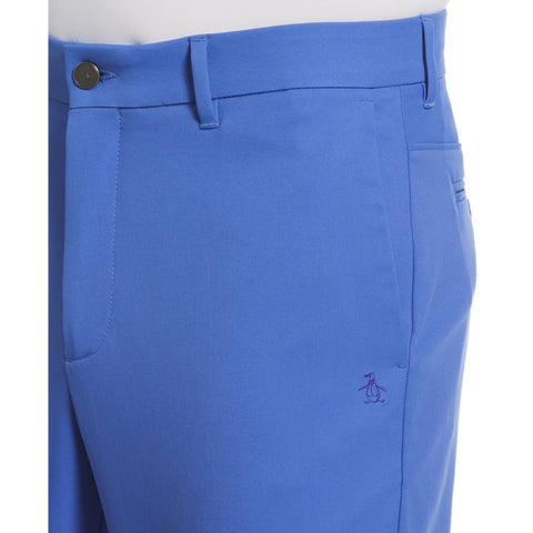 Flat Front Solid Golf Shorts (Amparo Blue) 