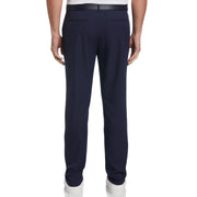 Flat Front Solid Golf Trousers (Black Iris) 