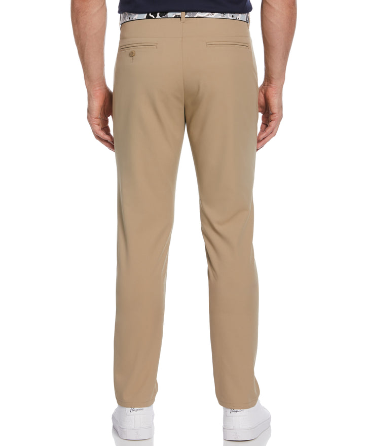 Flat Front Solid Golf Trousers (Chinchilla) 