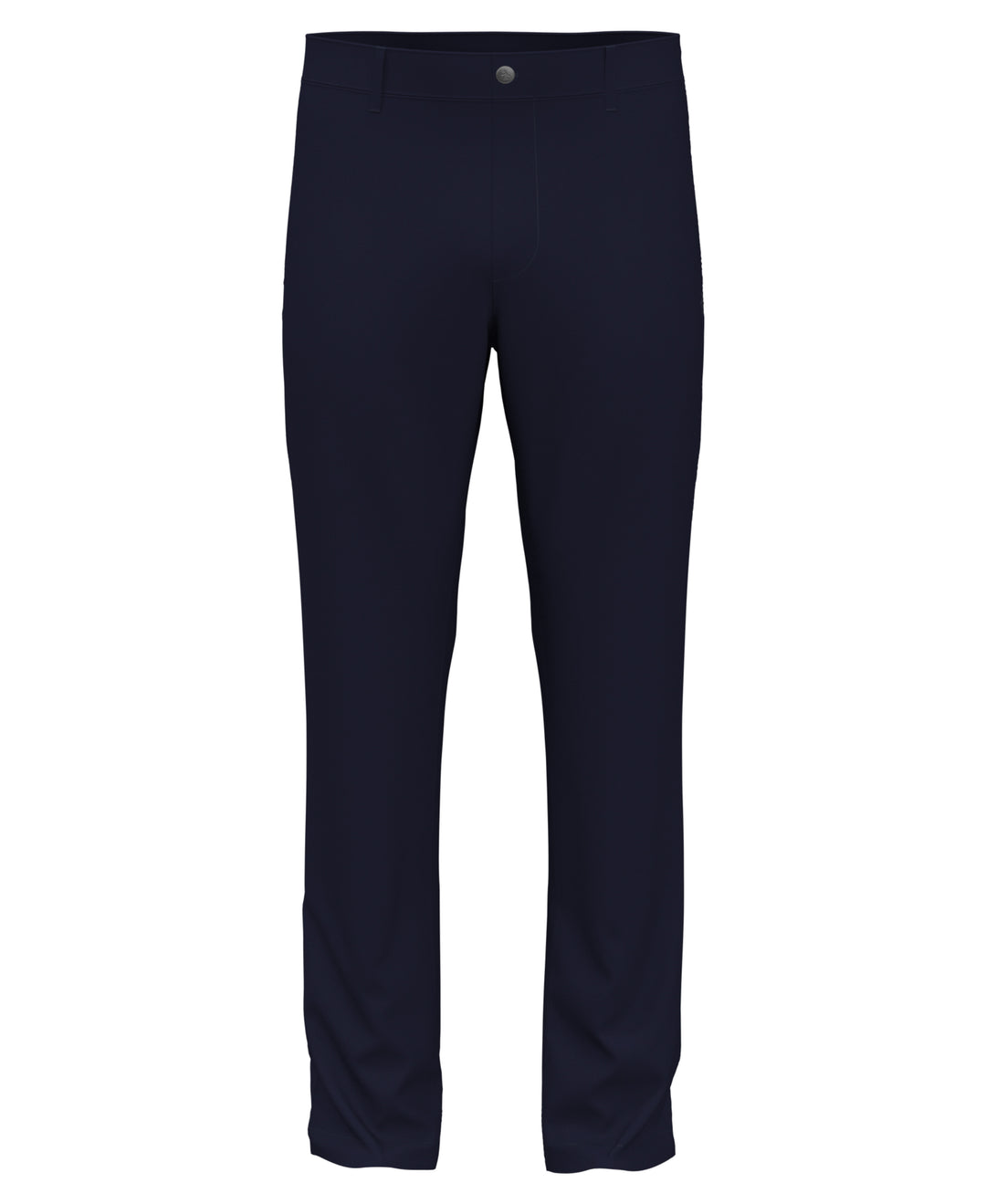 Flat Front Solid Golf Trousers (Black Iris) 