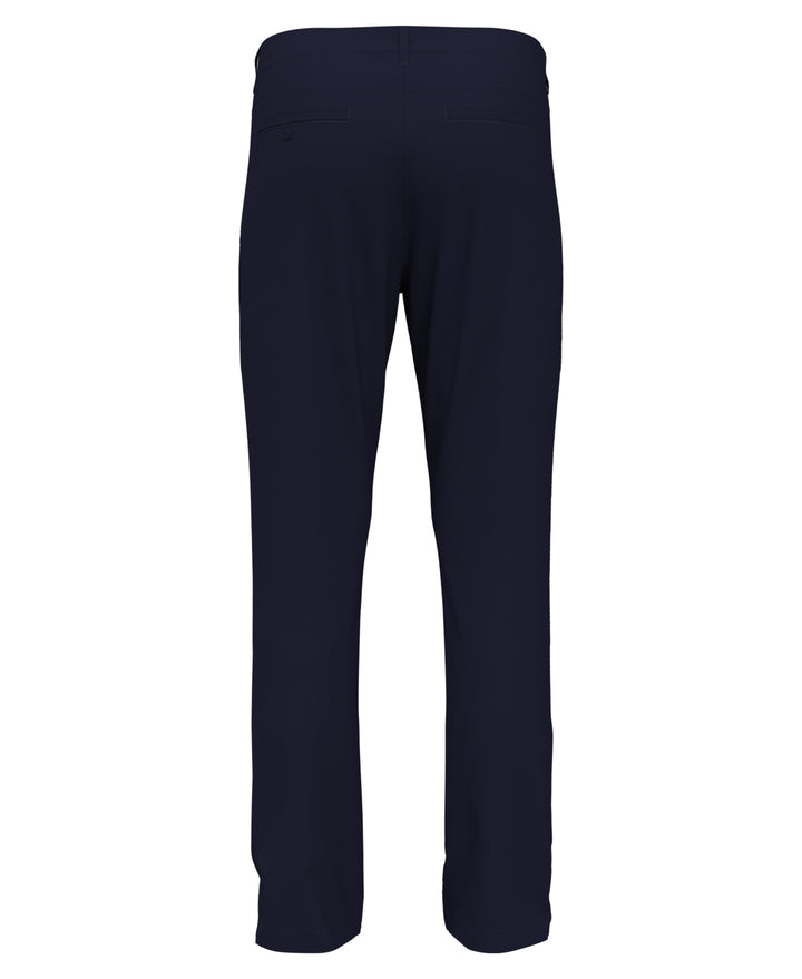 Flat Front Solid Golf Trousers (Black Iris) 