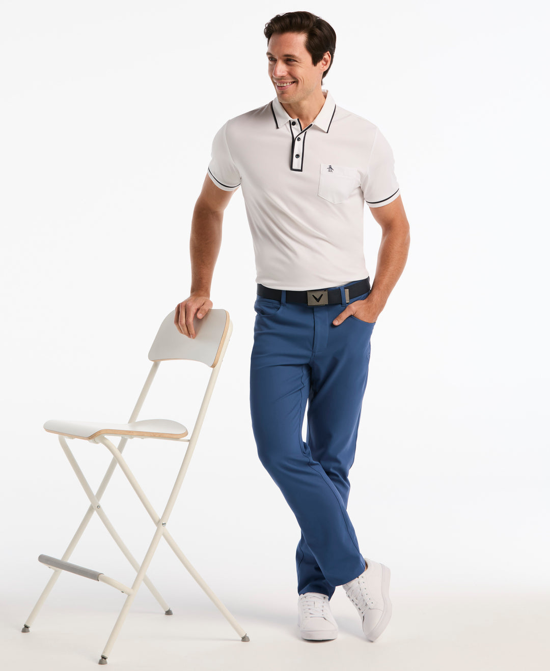 Flat Front Sorona™ Golf Pant-Golf Pants-Original Penguin