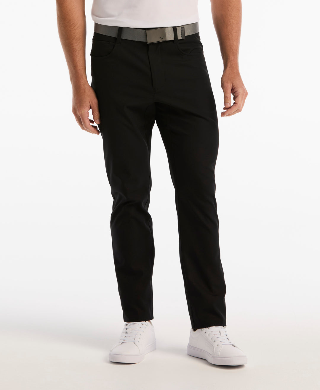 Flat Front Sorona™ Golf Pant (Caviar) 