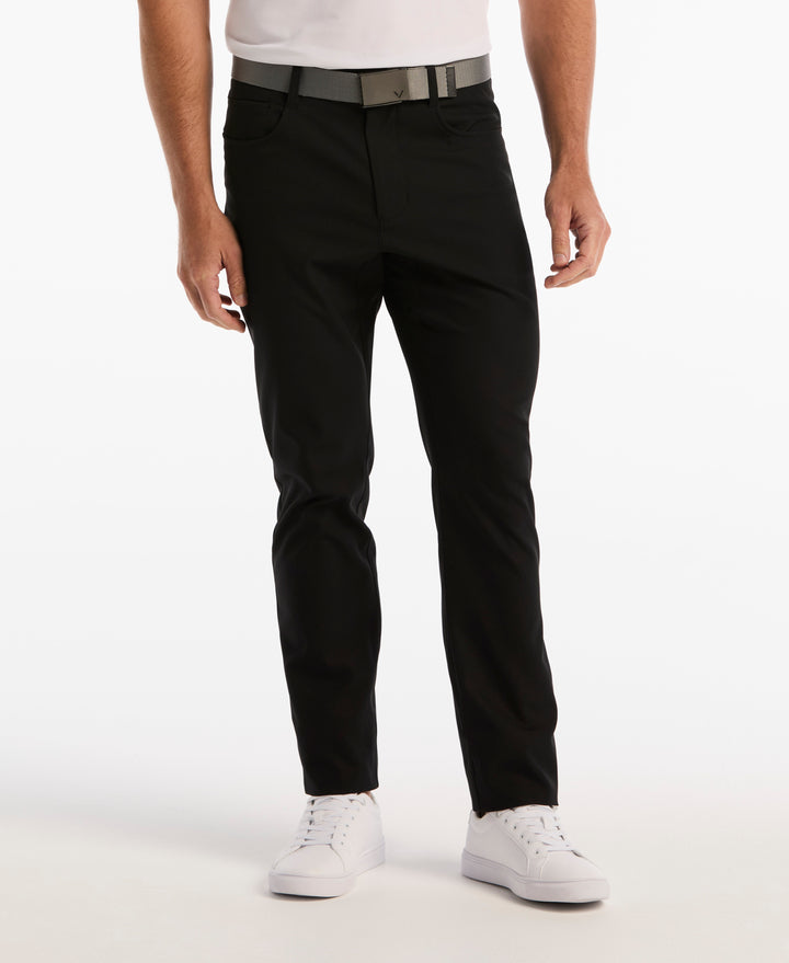 Flat Front Sorona™ Golf Pant (Caviar) 