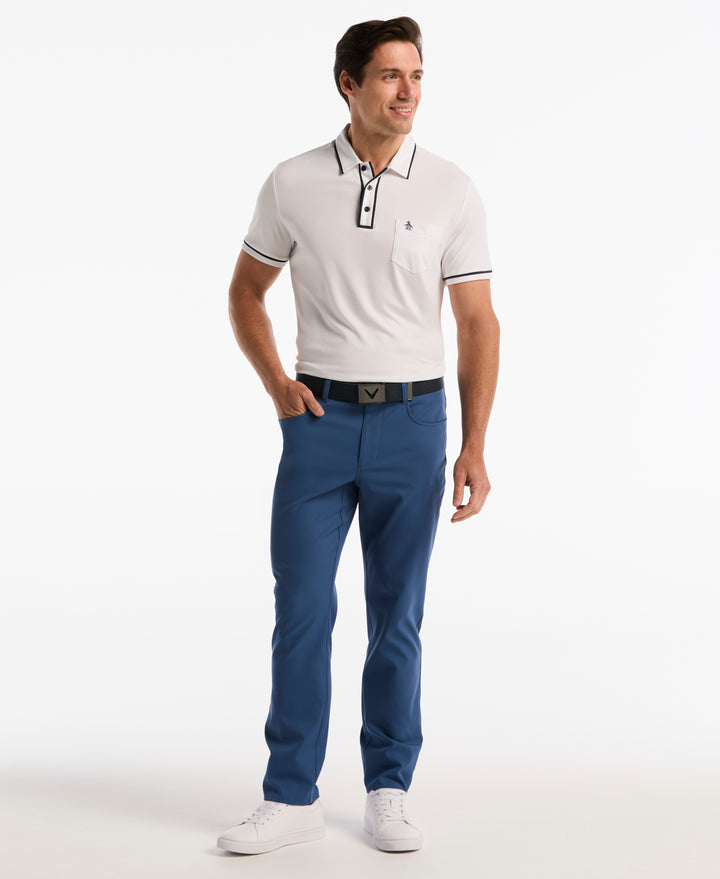 Flat Front Sorona™ Golf Pant-Golf Pants-True Navy-30-30-Original Penguin