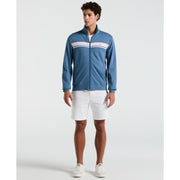 Fleece Chest Stripe Track Jacket-Outerwear-Original Penguin