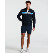 Fleece Chest Stripe Track Jacket-Outerwear-Original Penguin