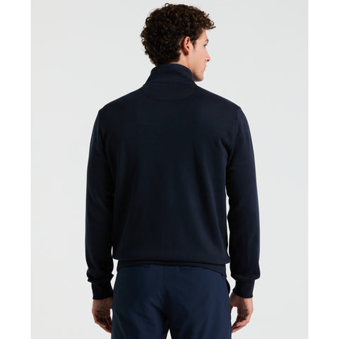 Fleece Chest Stripe Track Jacket-Outerwear-Original Penguin