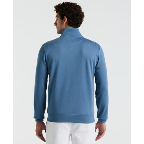 Fleece Chest Stripe Track Jacket-Outerwear-Original Penguin