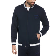 Fleece Collegiate Track Jacket (Dark Sapphire) 