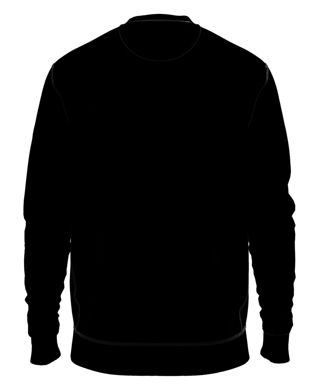Fleece Crewneck Sweater (True Black) 