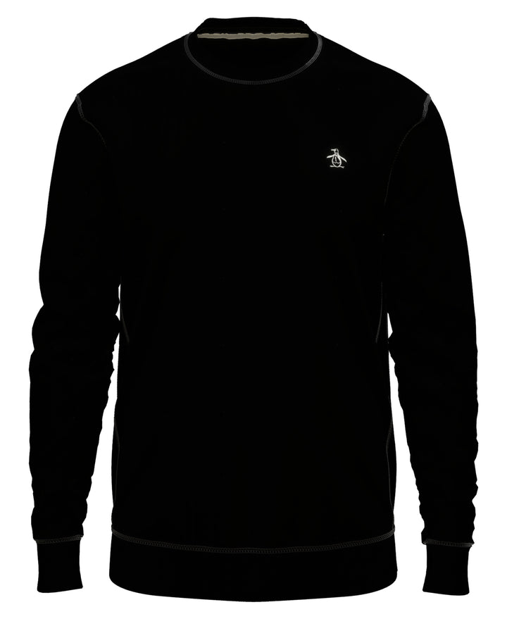 Fleece Crewneck Sweater (True Black) 