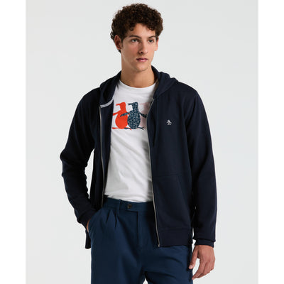 Cotton Fleece Hoodie (Dark Sapphire) 
