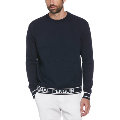 Fleece Embroidered Pete Sweatshirt (Dark Sapphire) 