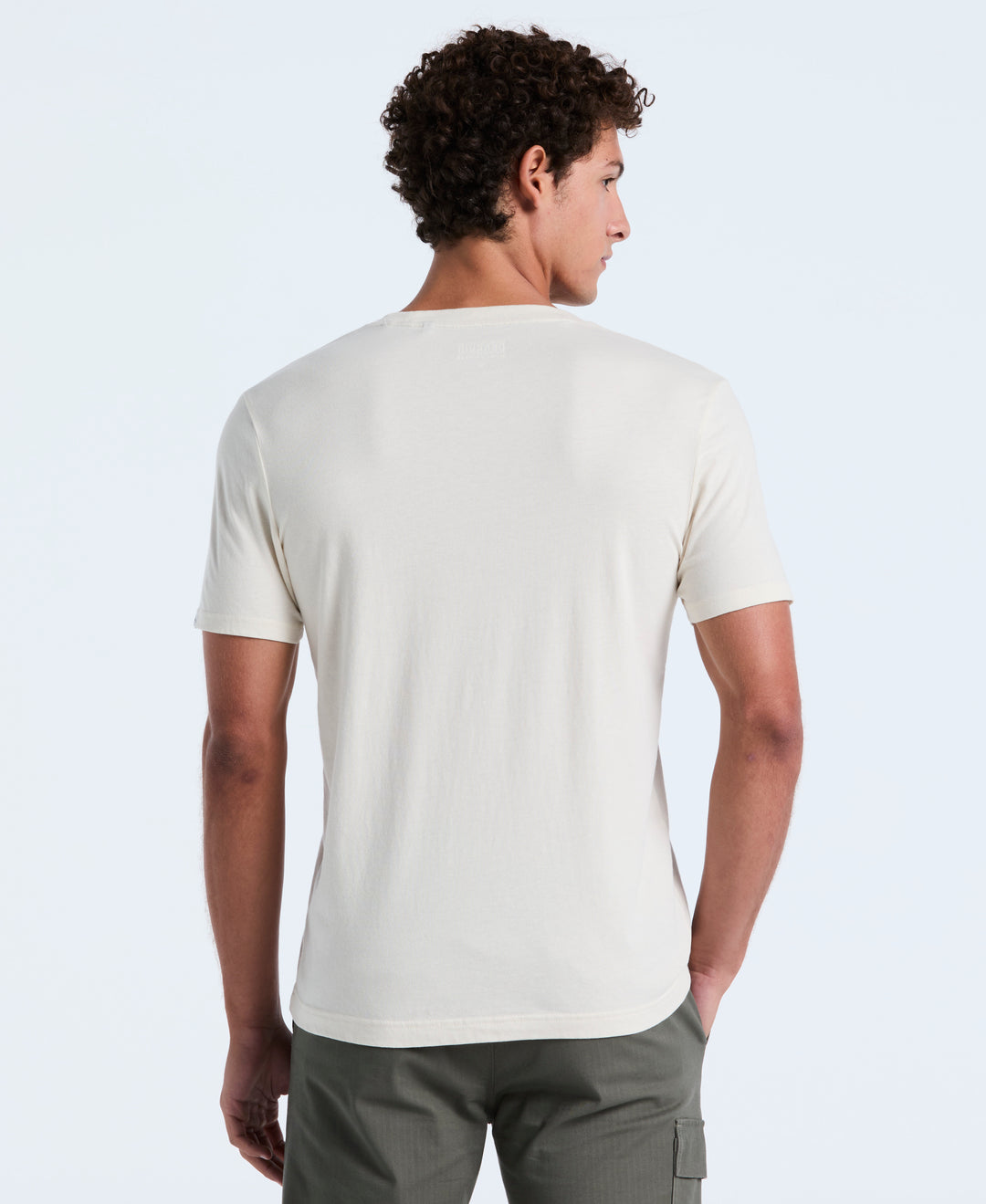 Flocked Martini Graphic Tee (Birch) 