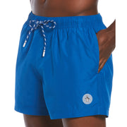Floral Magic Print Swim Shorts (Lapis Blue) 