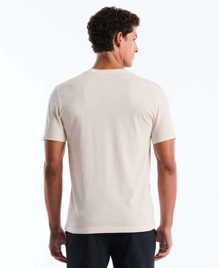 Floral Pete Graphic Cotton Tee (Birch) 