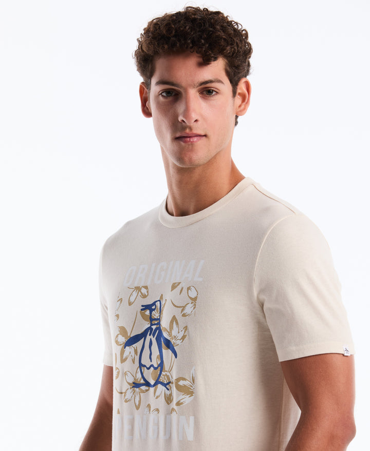 Floral Pete Graphic Cotton Tee (Birch) 