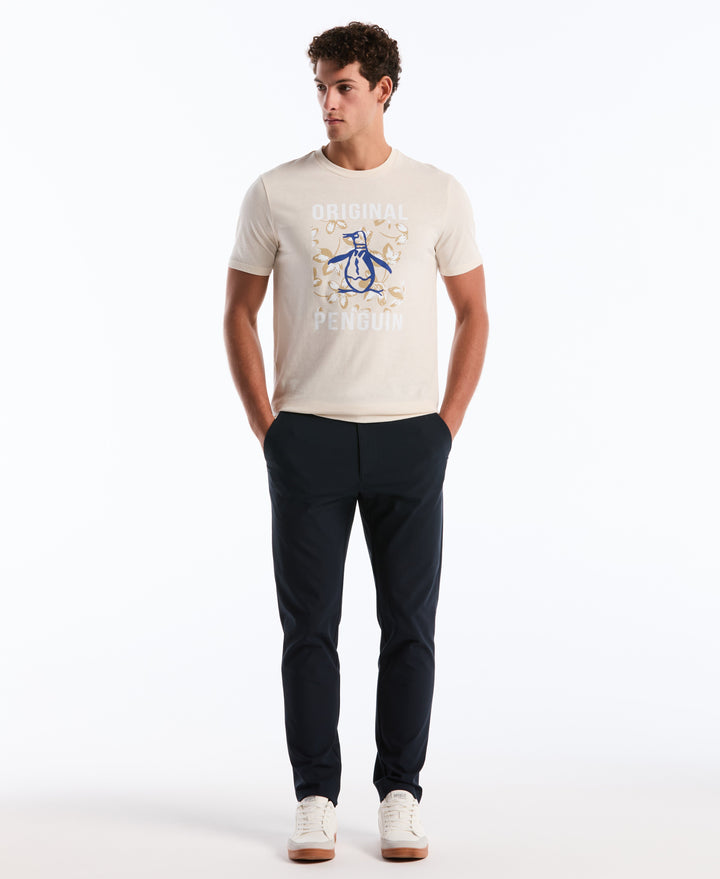 Floral Pete Graphic Cotton Tee (Birch) 