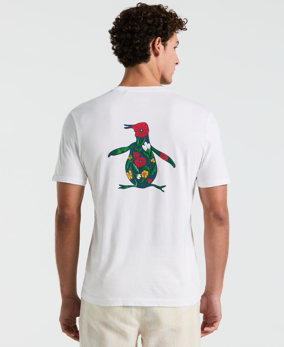 Jersey Graphic Floral Pete Tee (Bright White) 