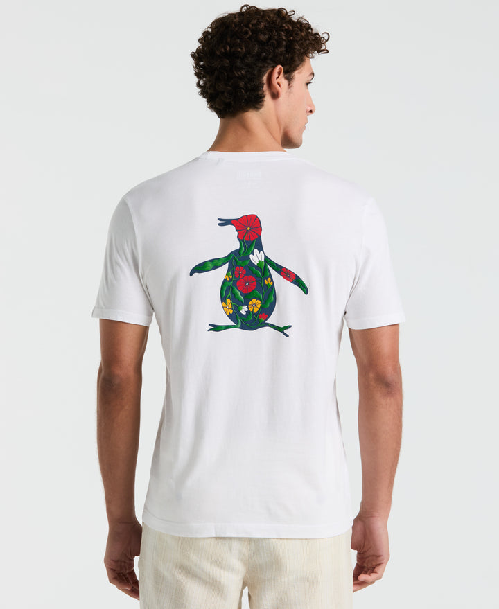 Jersey Graphic Floral Pete Tee (Bright White) 