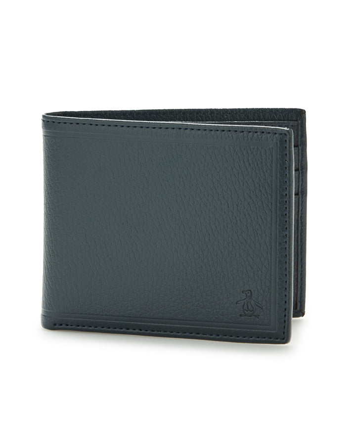 Framed Edge Bifold Wallet (Navy) 