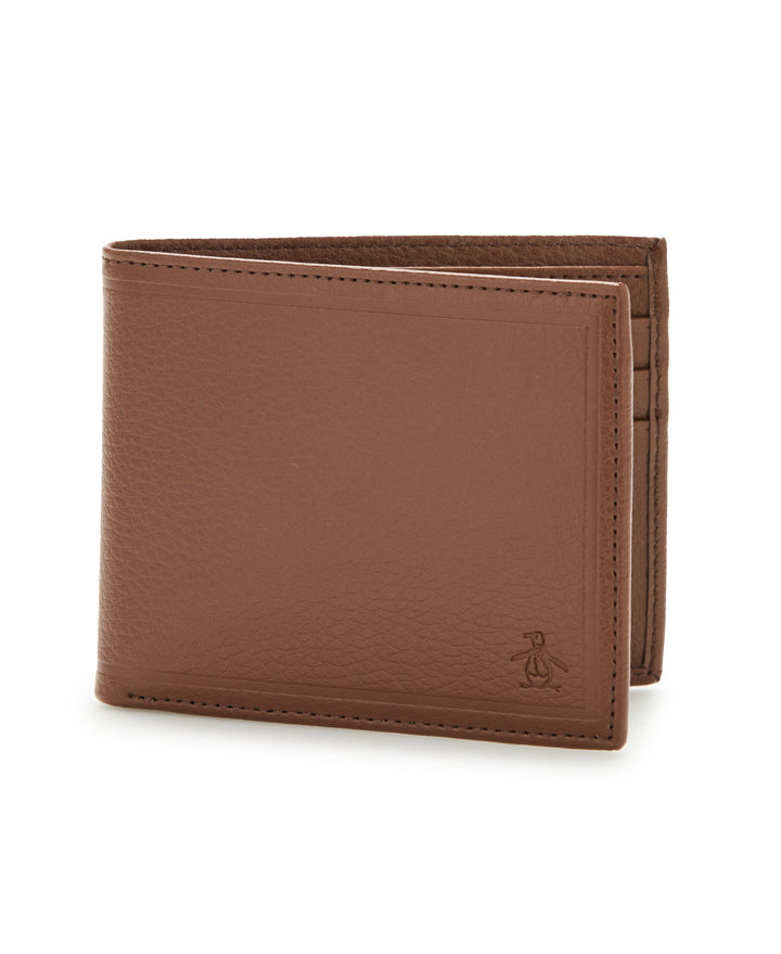 Framed Edge Bifold Wallet (Tan) 