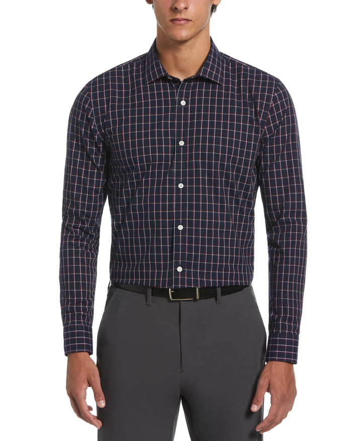 Fremont Check Print Dress Shirt  (Navy) 