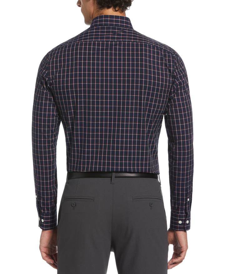 Fremont Check Print Dress Shirt  (Navy) 