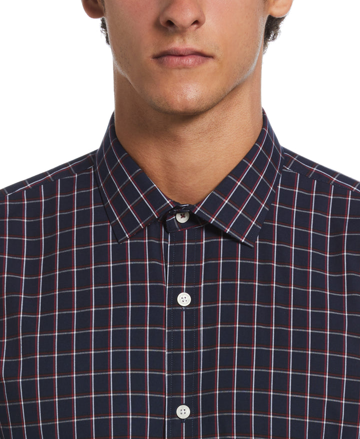 Fremont Check Print Dress Shirt  (Navy) 