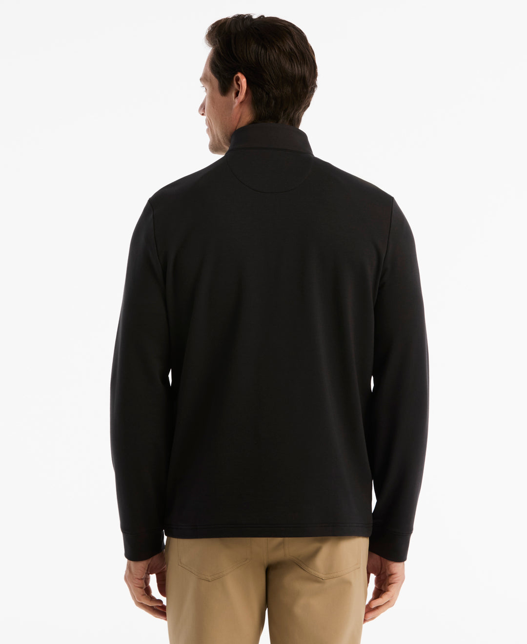 French Terry Quarter Zip Earl Pull-Over-Golf Jackets-Original Penguin