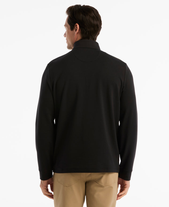 French Terry Quarter Zip Earl Pull-Over-Golf Jackets-Original Penguin
