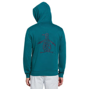 Full Zip Bag Logo Hoodie (Pacific) 