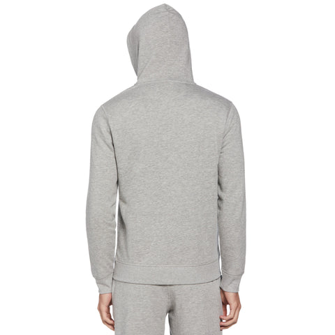 STICKER PETE FULL ZIP FLEECE HOODIE
 (Rain Heather) 