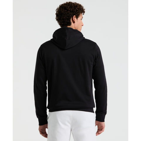 Full Zip Fleece Embroidered Pete Hoodie-Hoodies-Original Penguin