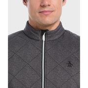 Full Zip Insulated Piping Jacket-Golf Jackets-Original Penguin