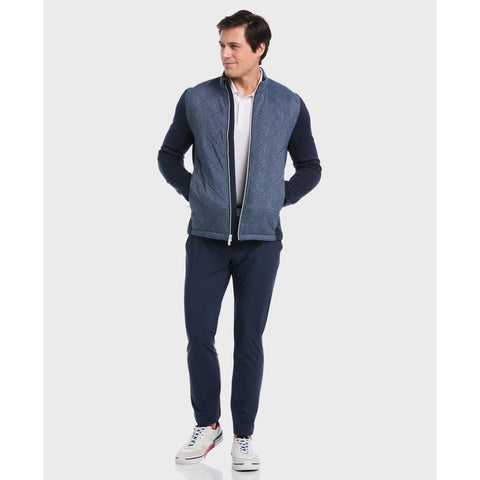 Full Zip Insulated Piping Jacket-Jackets-Original Penguin