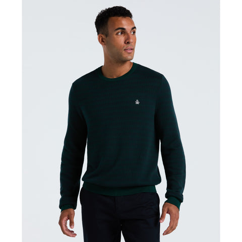 Jacquard Geo Crewneck Sweater (Botanical Garden) 