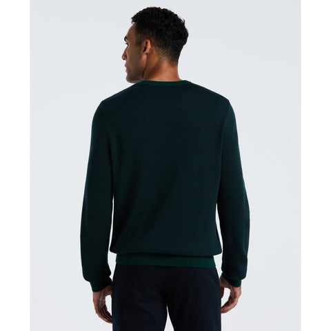 Jacquard Geo Crewneck Sweater (Botanical Garden) 